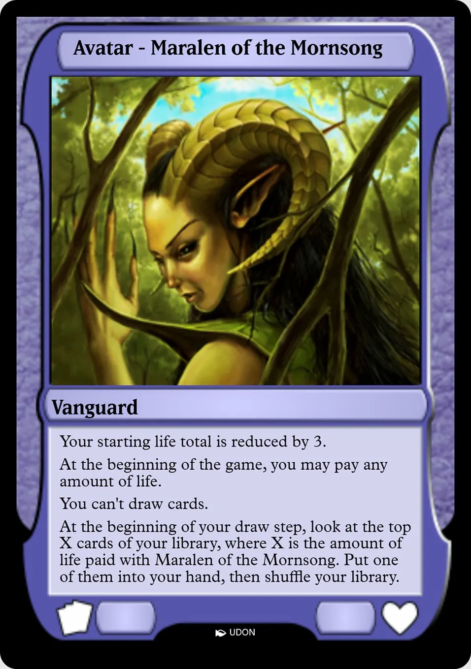 Maralen of the Mornsong Avatar Front Face