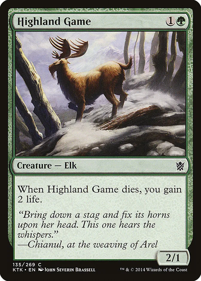 Highland Game Front Face