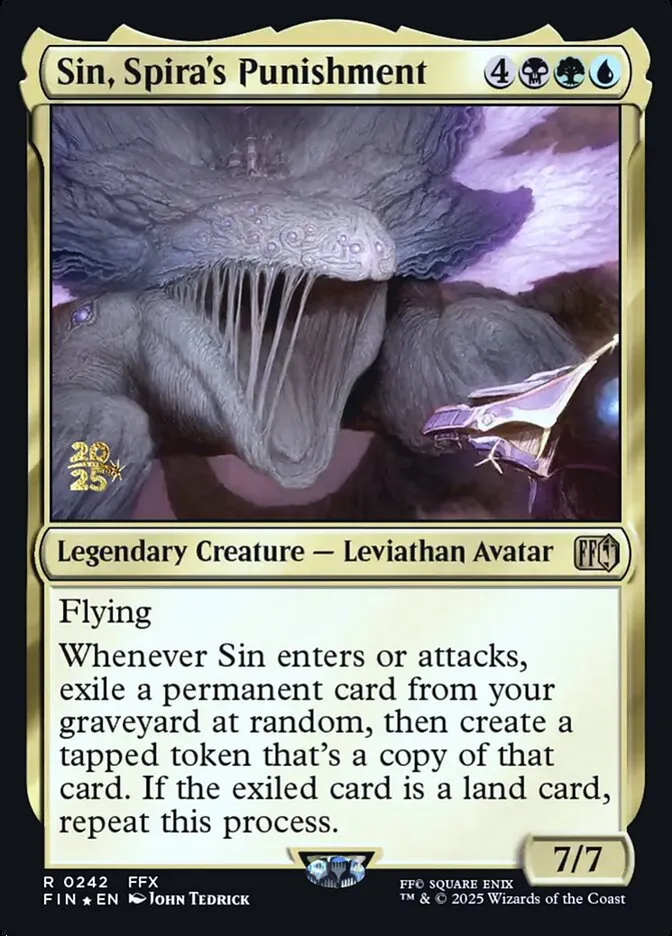 Sin, Spira's Punishment Front Face