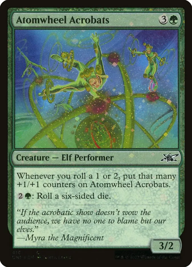 Atomwheel Acrobats Front Face