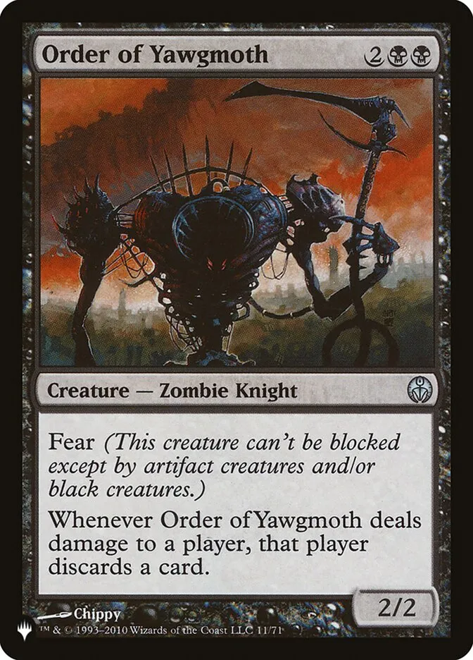 Order of Yawgmoth Front Face
