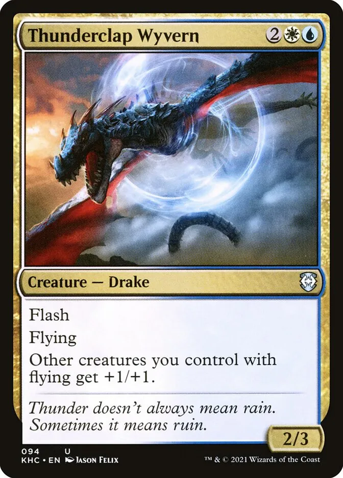 Thunderclap Wyvern Front Face