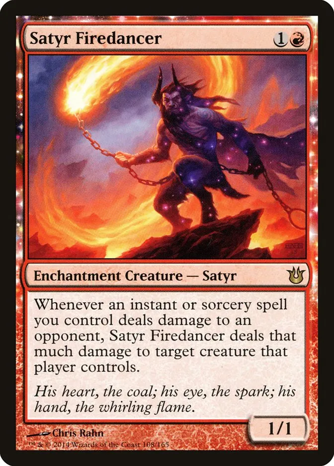 Satyr Firedancer Front Face