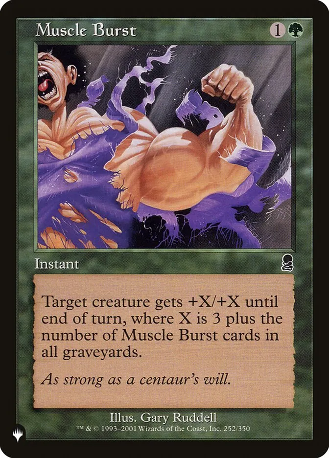 Muscle Burst Front Face