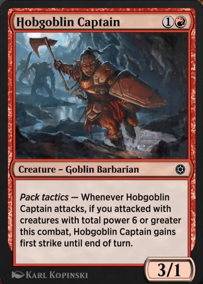 Hobgoblin Captain Front Face
