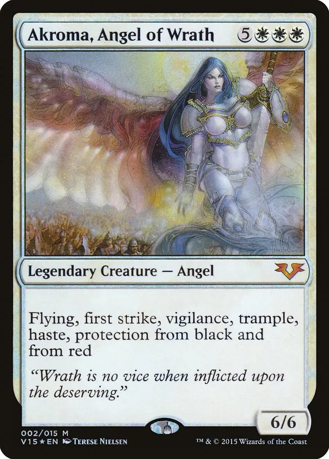 Akroma, Angel of Wrath Front Face