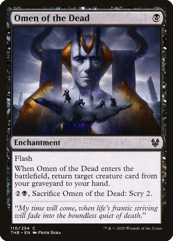 Omen of the Dead Front Face