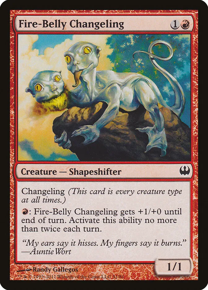 Fire-Belly Changeling Front Face
