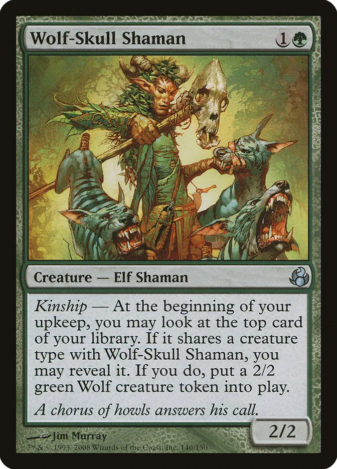 Wolf-Skull Shaman Front Face