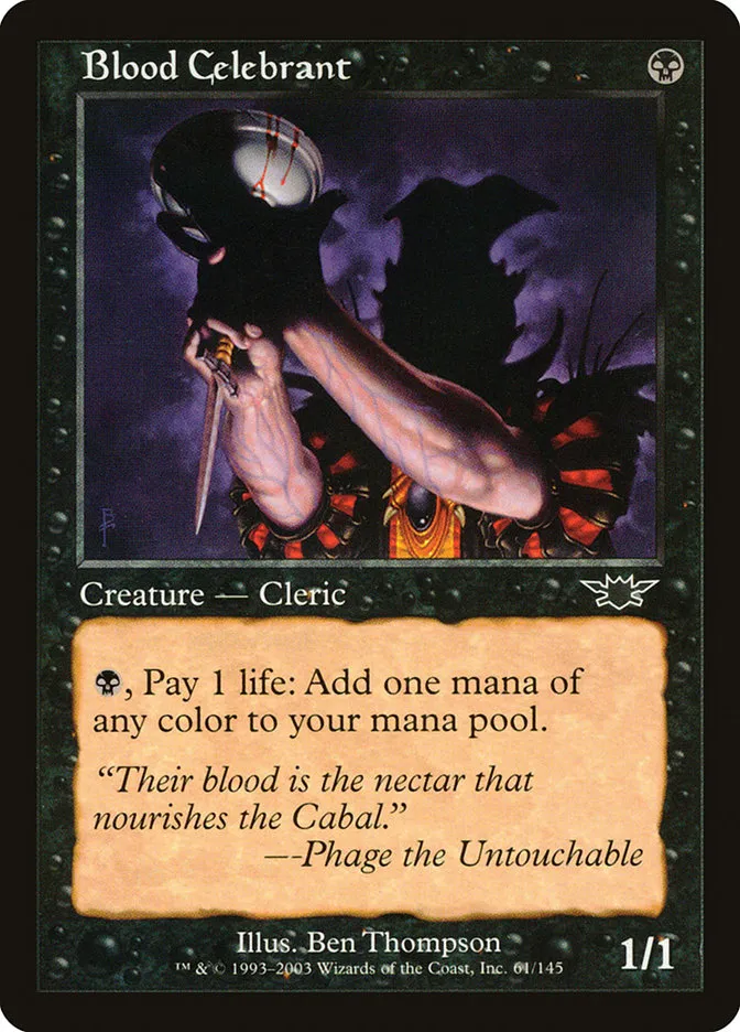 Blood Celebrant Front Face