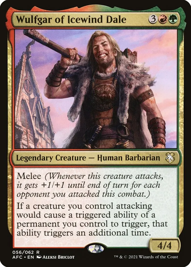 Wulfgar of Icewind Dale Front Face