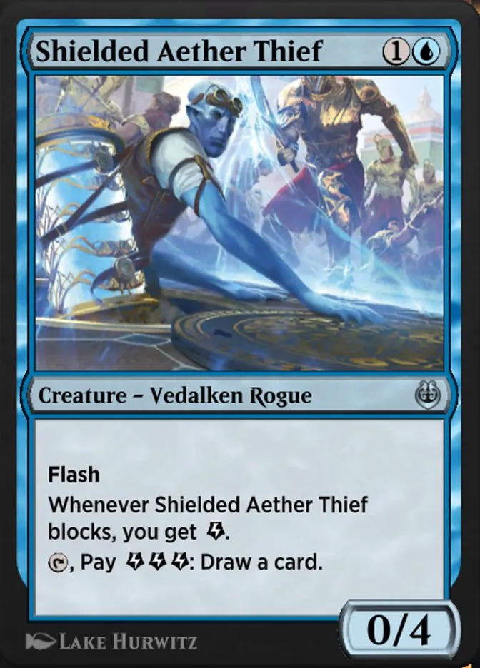 Shielded Aether Thief Front Face