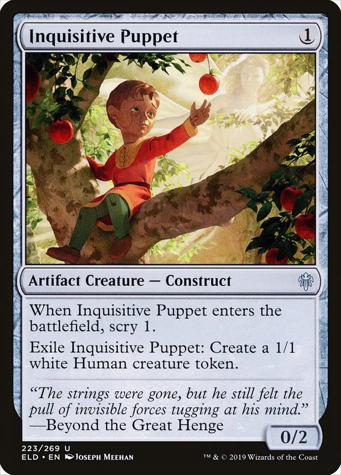 Inquisitive Puppet Front Face