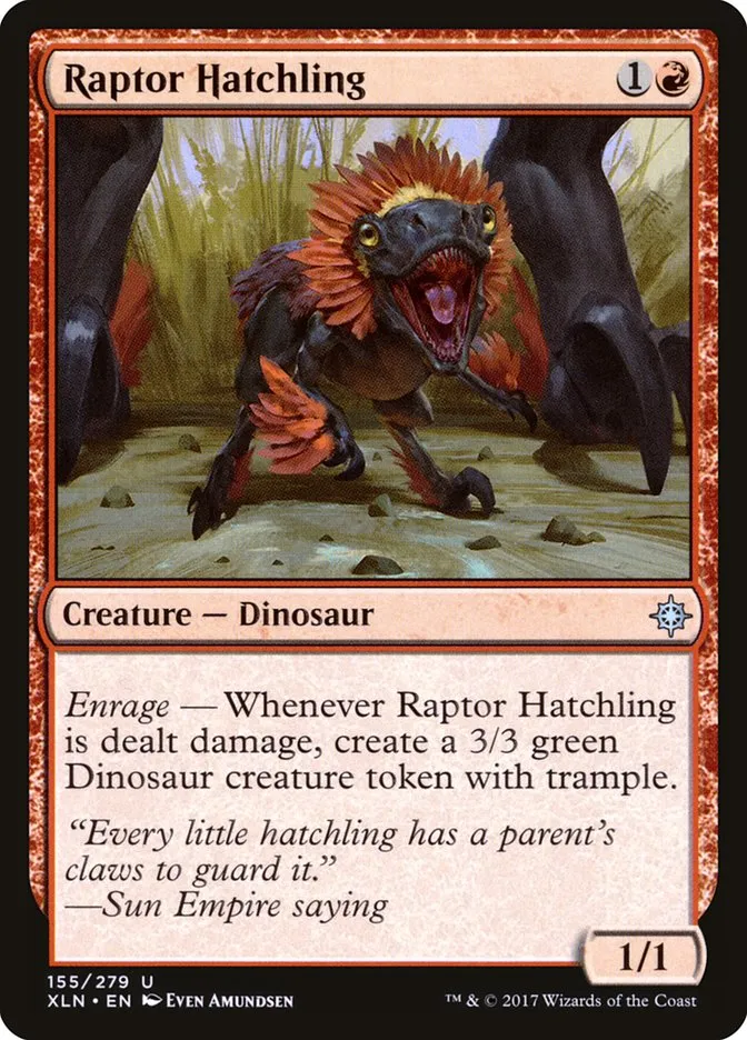 Raptor Hatchling Front Face