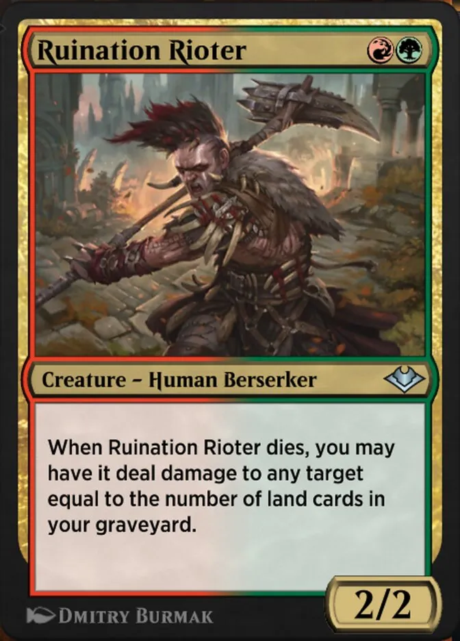 Ruination Rioter Front Face