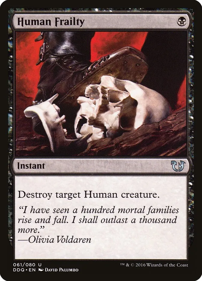 Human Frailty Front Face