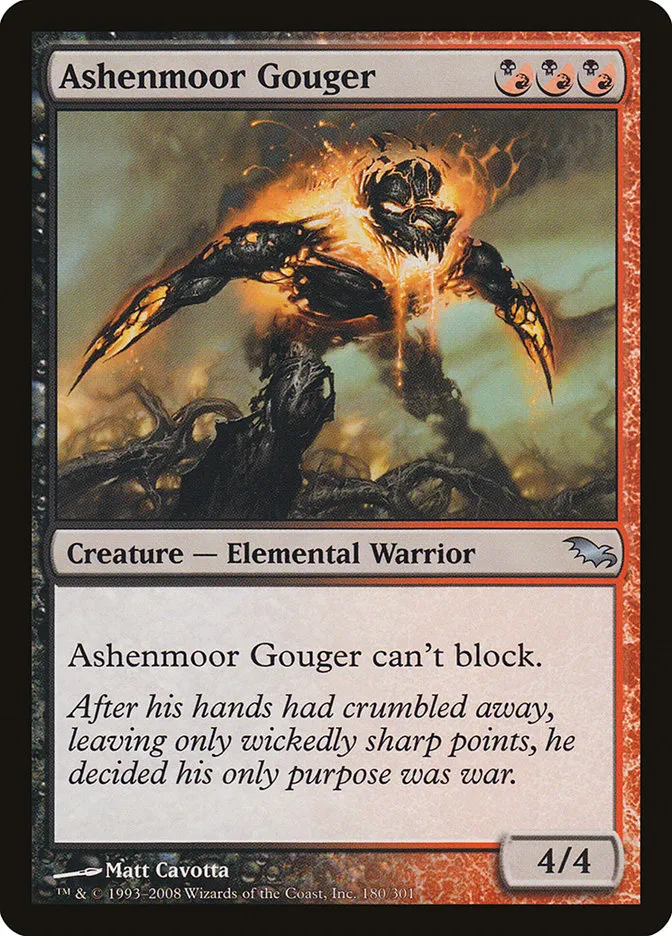 Ashenmoor Gouger Front Face