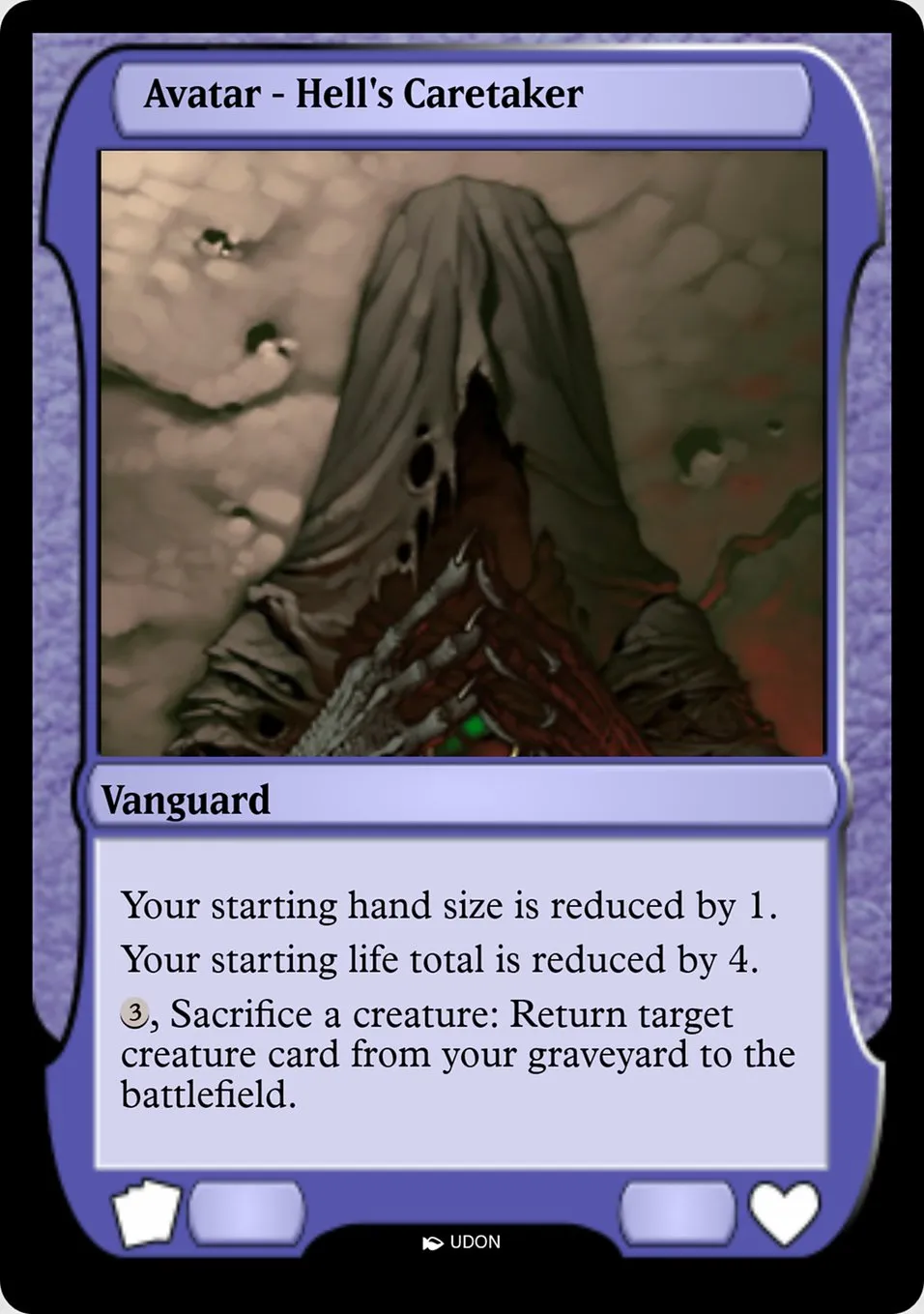 Hell's Caretaker Avatar Front Face
