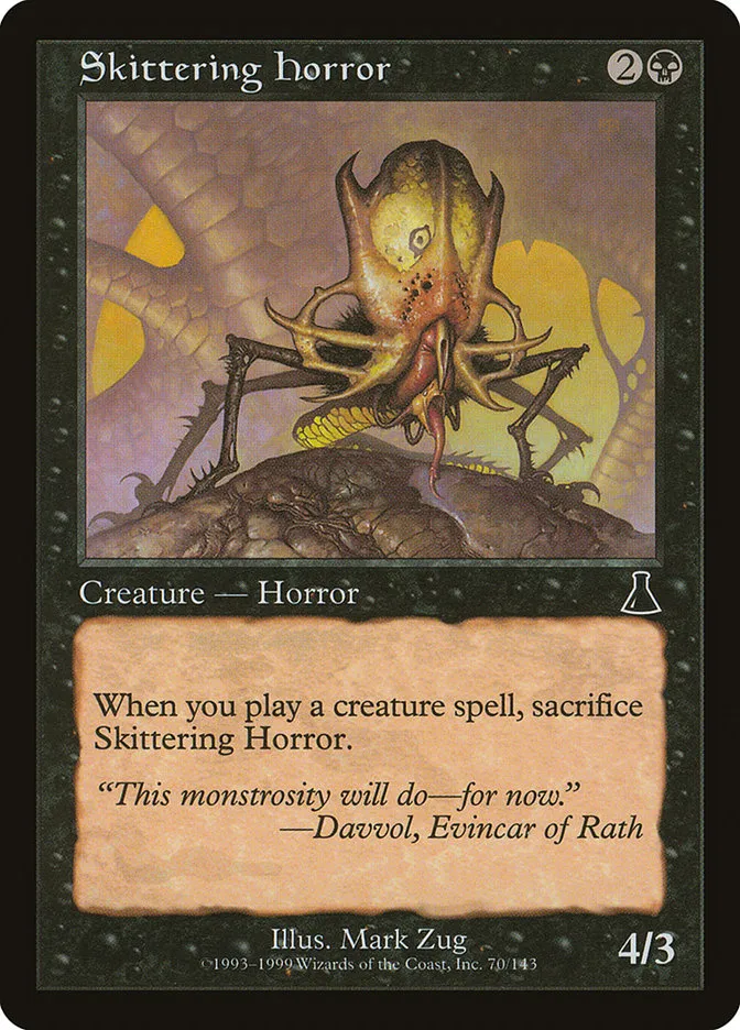 Skittering Horror Front Face