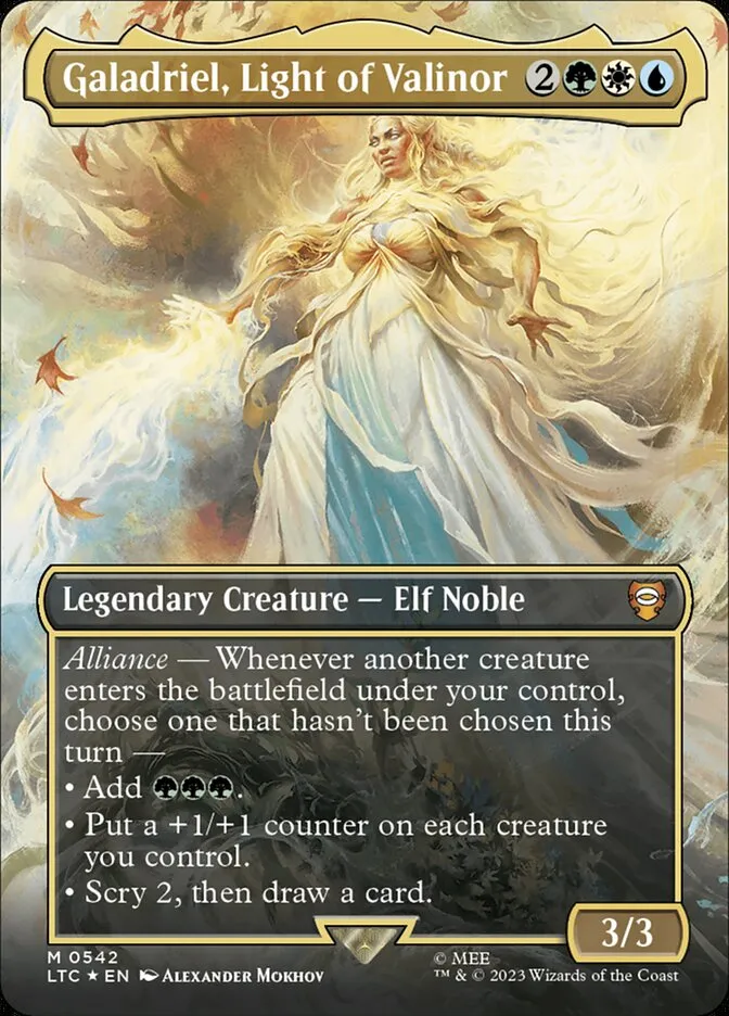 Galadriel, Light of Valinor Front Face