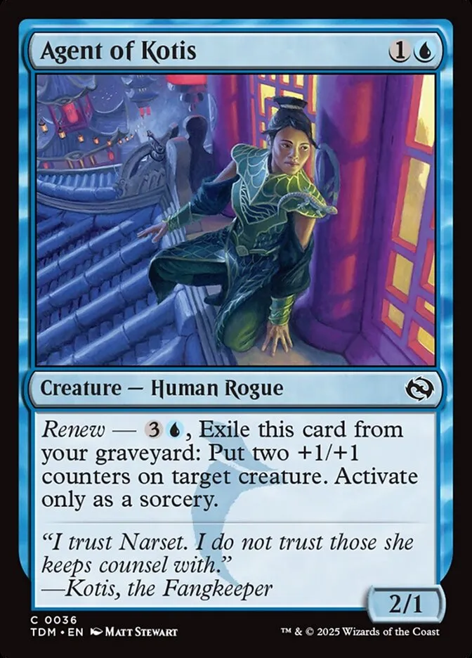 Agent of Kotis Front Face