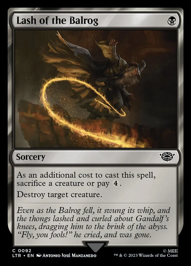 Lash of the Balrog Front Face