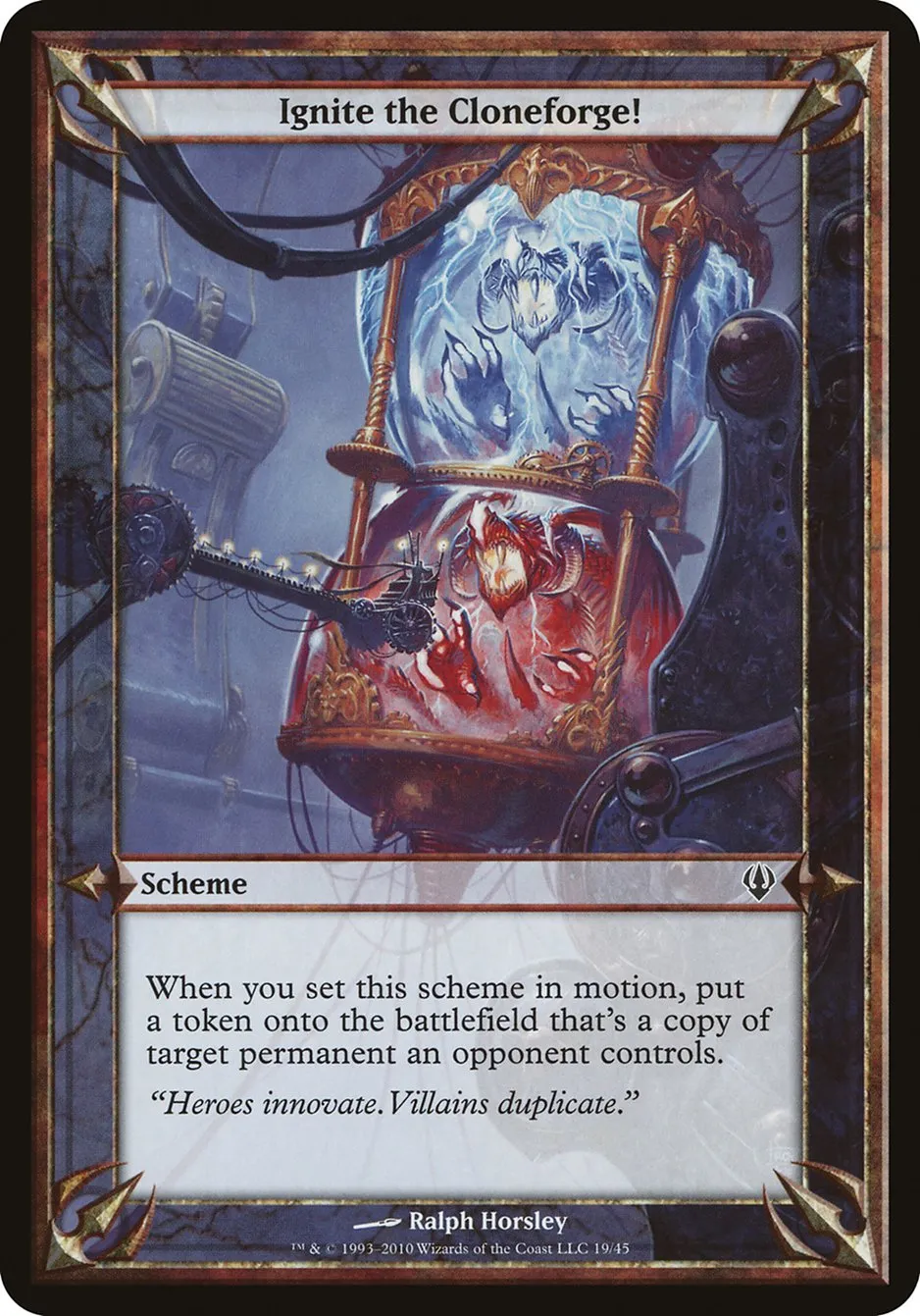 Ignite the Cloneforge! Front Face