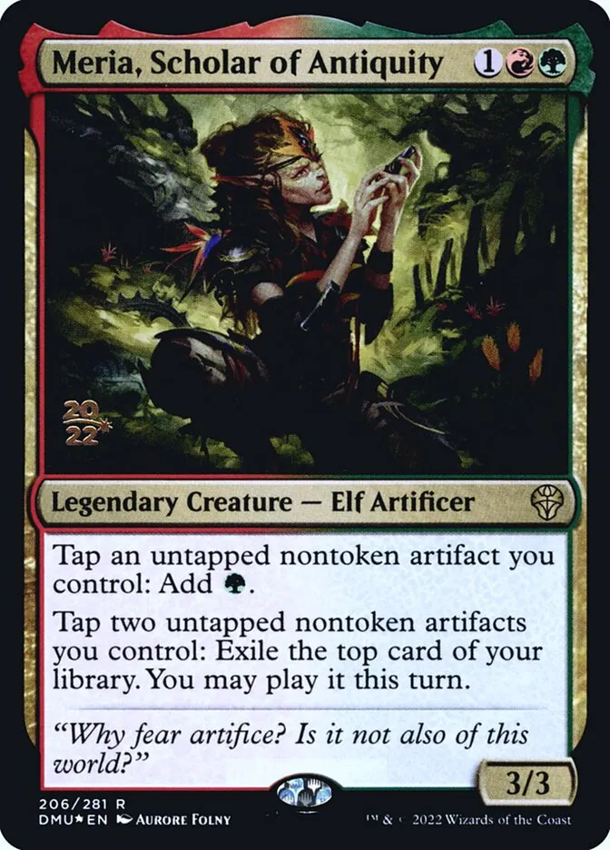 Meria, Scholar of Antiquity Front Face