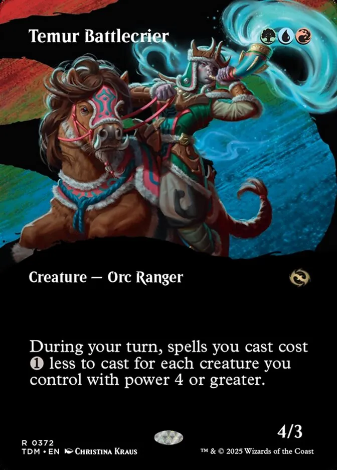 Temur Battlecrier Front Face
