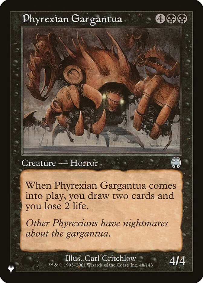 Phyrexian Gargantua Front Face