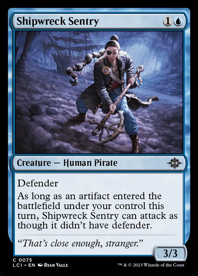 Shipwreck Sentry Front Face