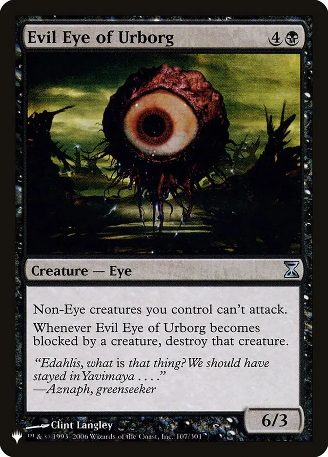 Evil Eye of Urborg Front Face