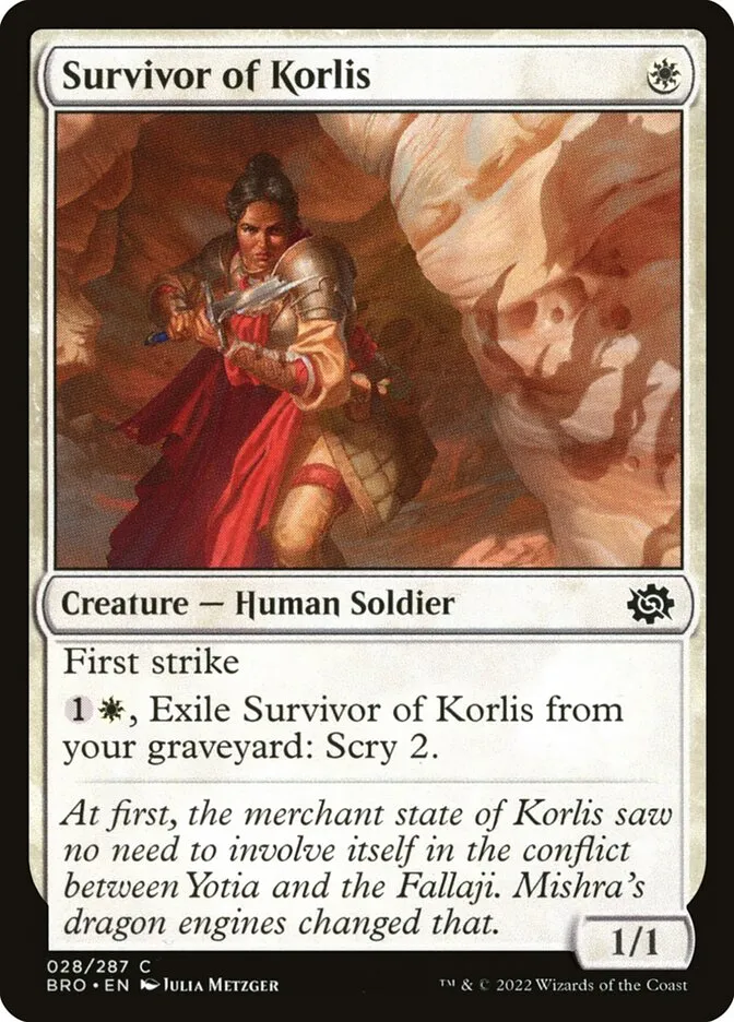 Survivor of Korlis Front Face