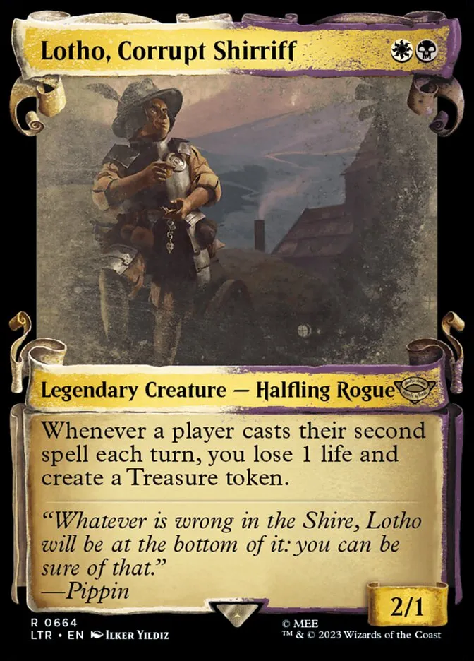 Lotho, Corrupt Shirriff Front Face