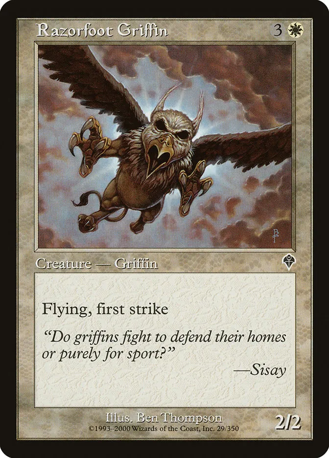 Razorfoot Griffin Front Face