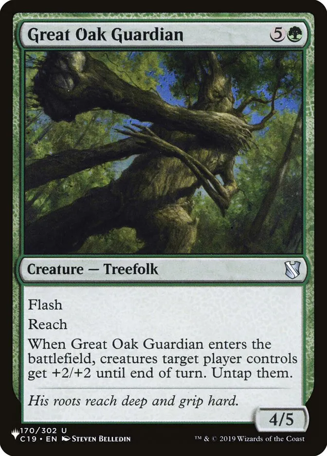 Great Oak Guardian Front Face