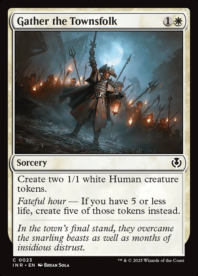Gather the Townsfolk Front Face