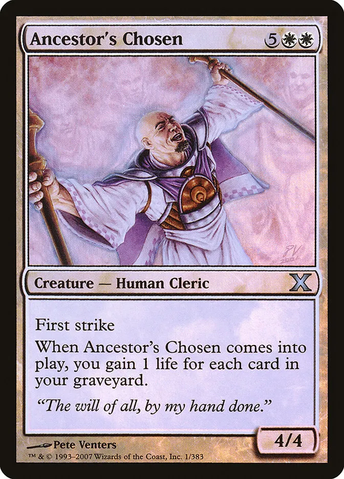 Ancestor's Chosen Front Face