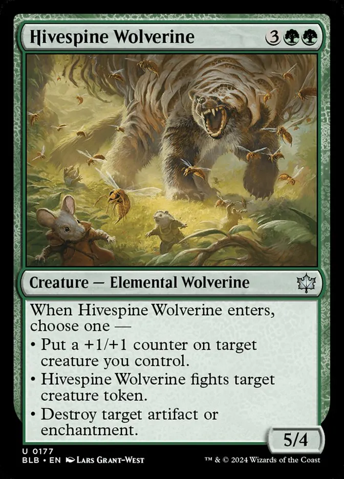 Hivespine Wolverine Front Face