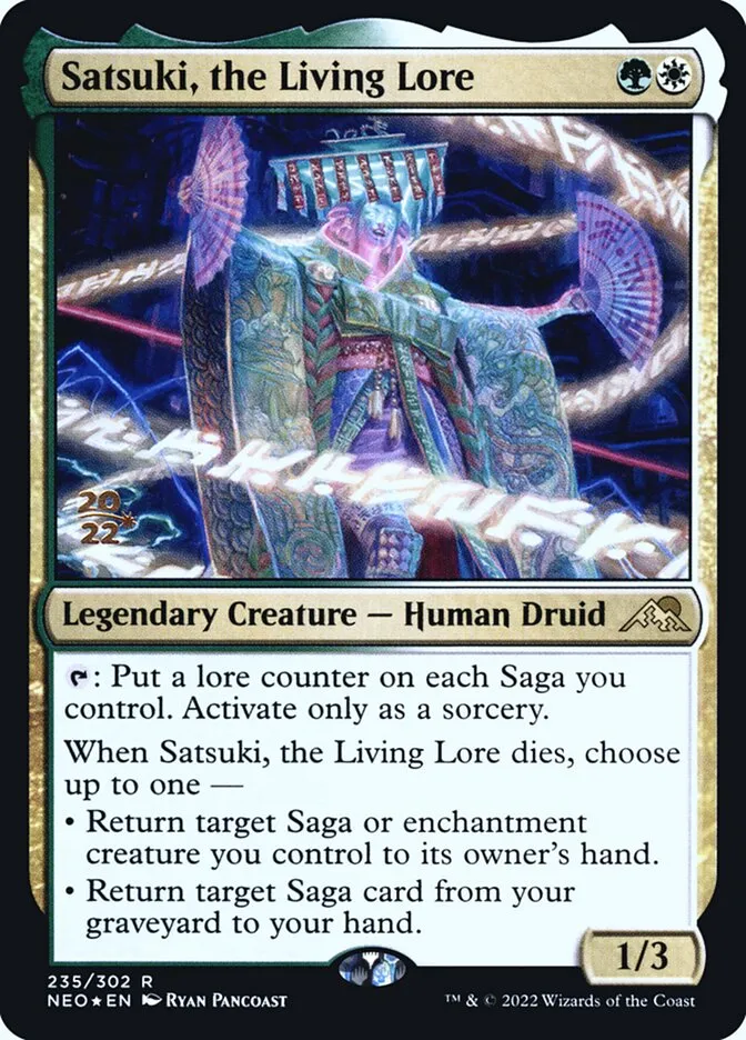 Satsuki, the Living Lore Front Face