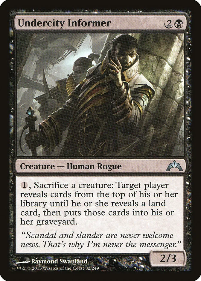 Undercity Informer Front Face