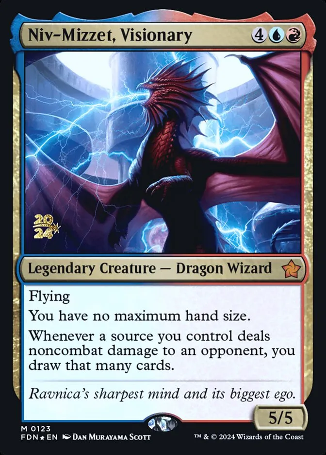 Niv-Mizzet, Visionary Front Face