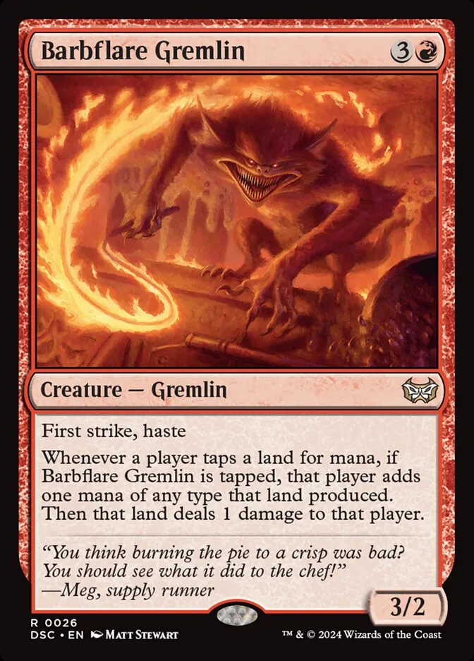 Barbflare Gremlin Front Face