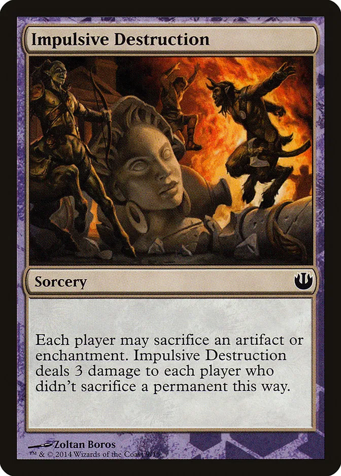 Impulsive Destruction Front Face