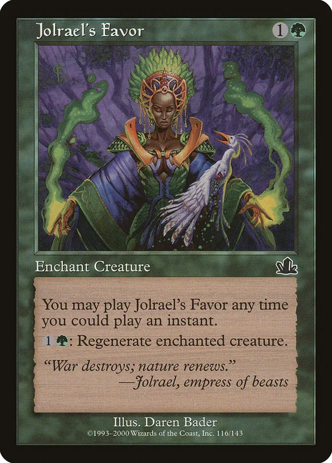 Jolrael's Favor Front Face