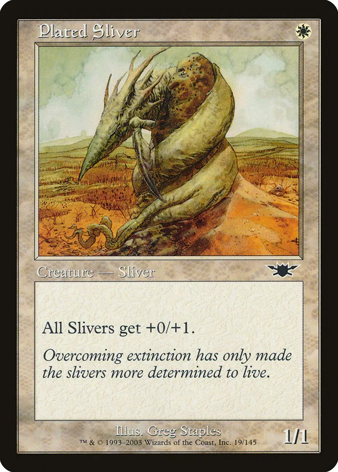 Plated Sliver Front Face