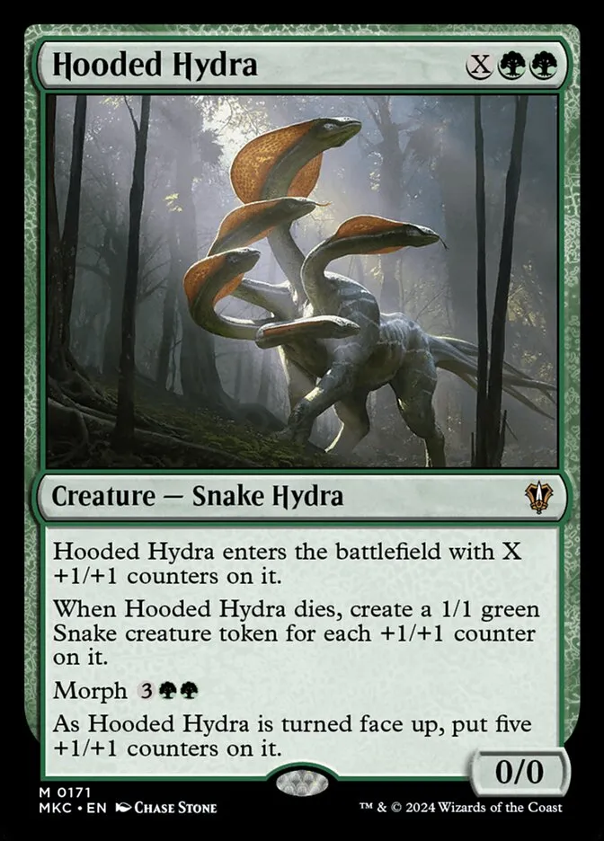 Hooded Hydra Front Face