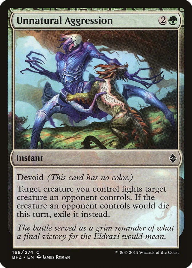 Unnatural Aggression Front Face