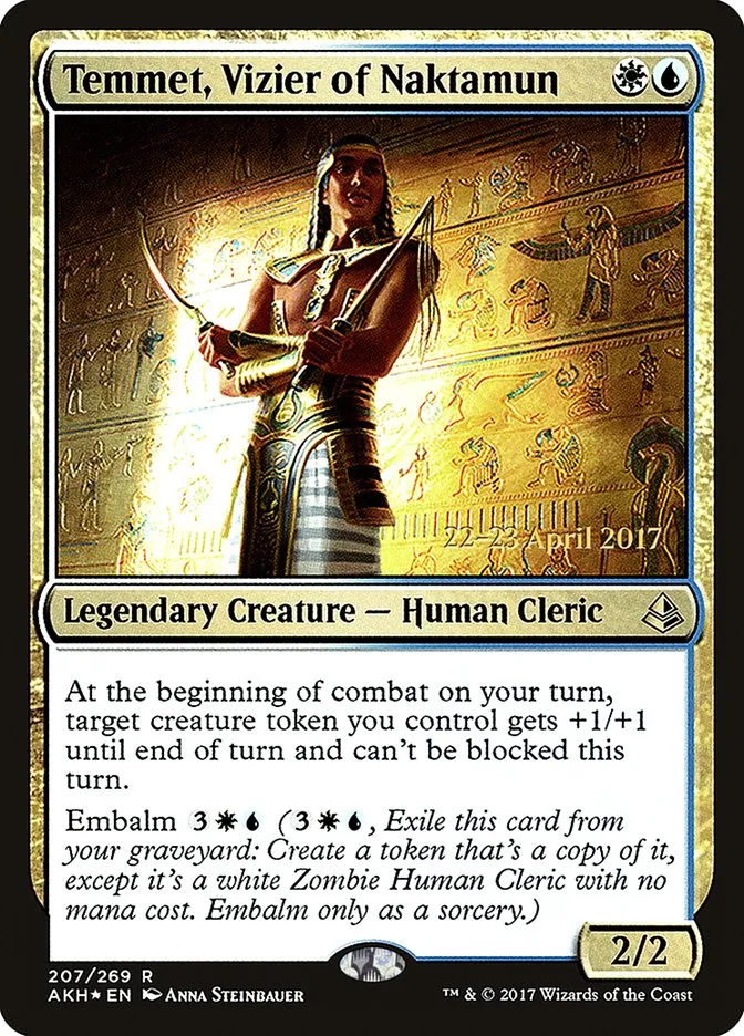 Temmet, Vizier of Naktamun Front Face