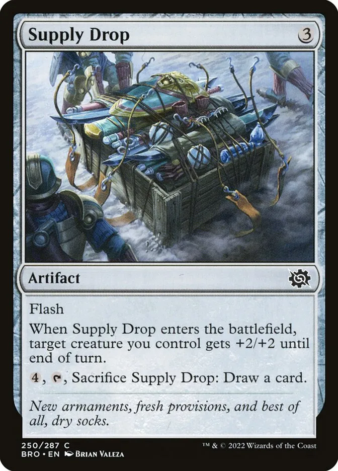 Supply Drop Front Face